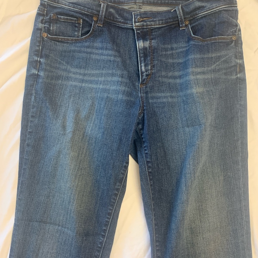 LOFT Straight Leg Blue Jeans